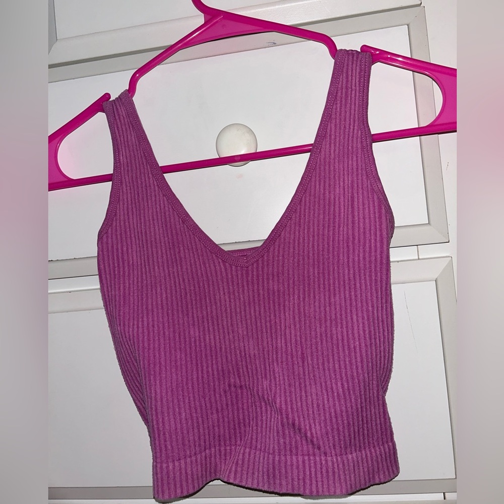 AURA pink tank top